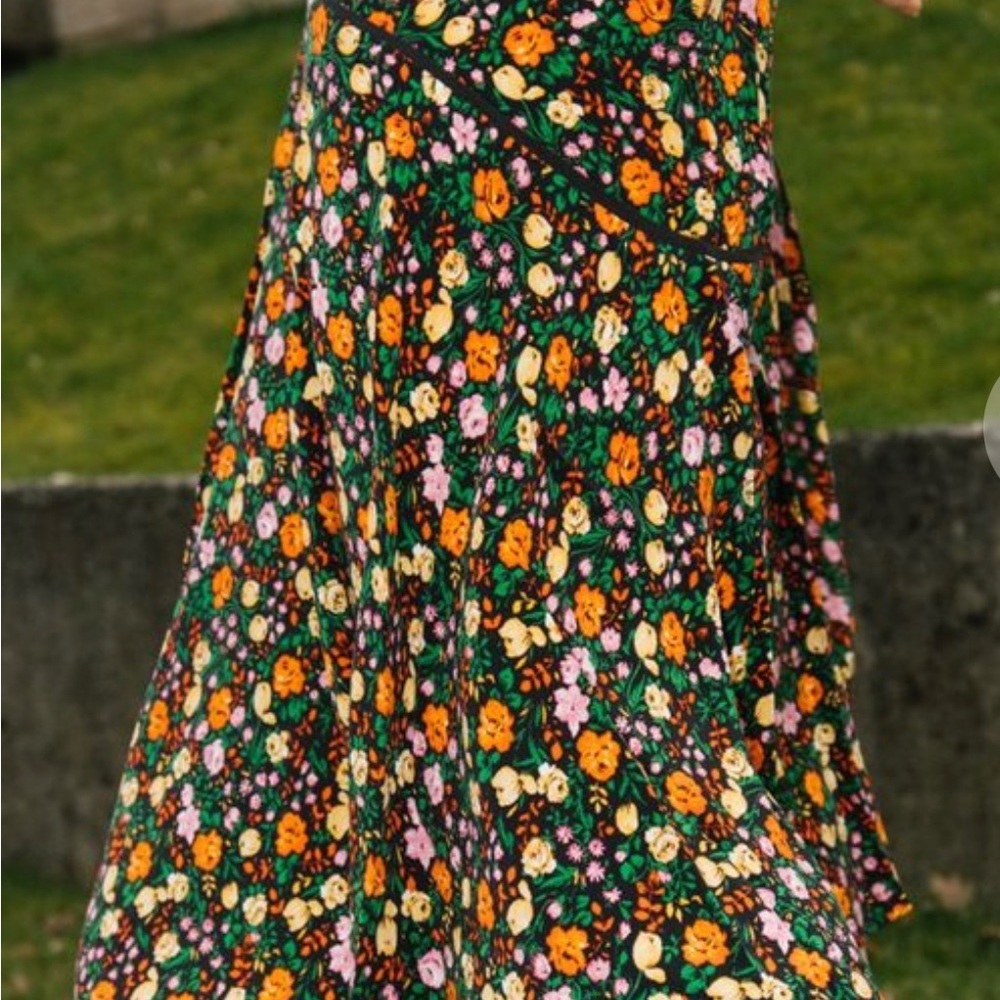 GANNI Joycedale slip dress 100% silk size XS (fits like XXS) - Picture 14 of 14